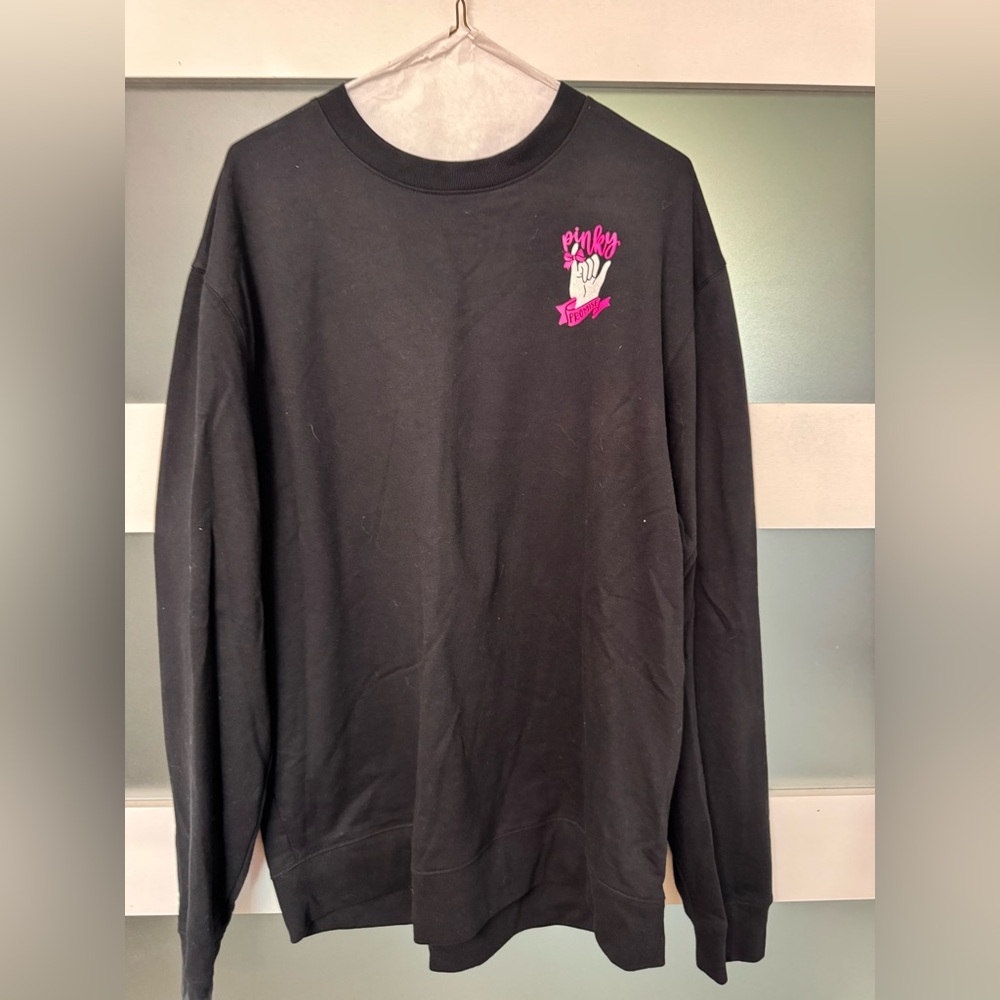 Custom black & hot pink Sweatshirt